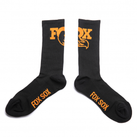 Calcetines FOX 20cm Lana Negro/Naranja Talla Unica